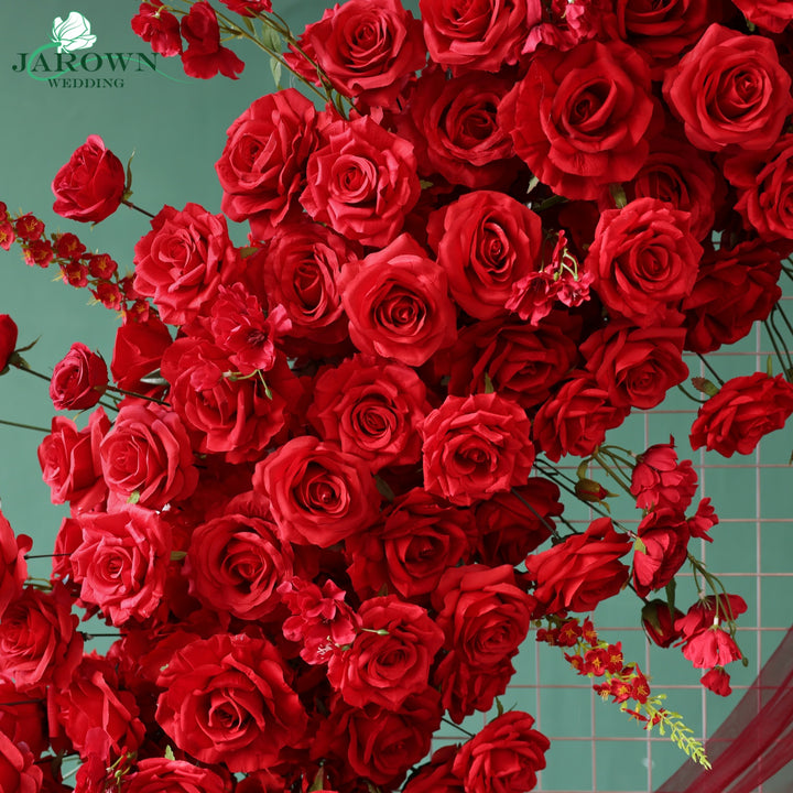 Backdrop Flower in Red/White