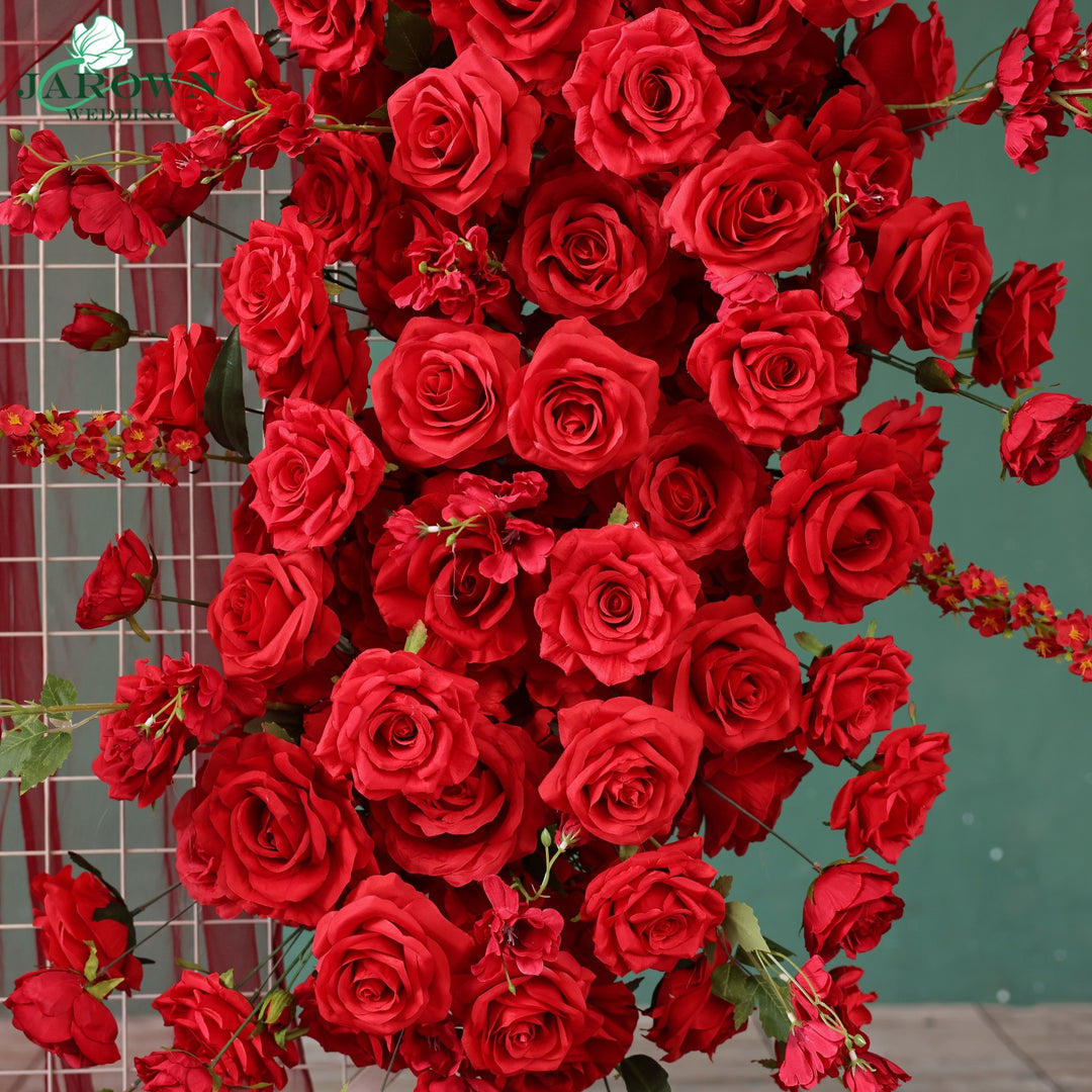 Backdrop Flower in Red/White