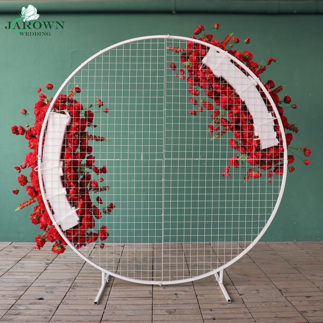 Backdrop Flower in Red/White