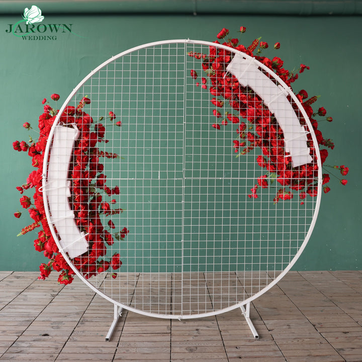 Backdrop Flower in Red/White