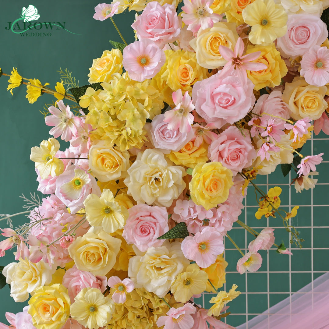 Backdrop Flower in Yellow/Pink