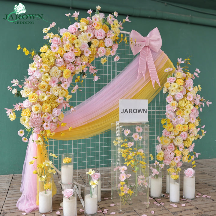 Backdrop Flower in Yellow/Pink