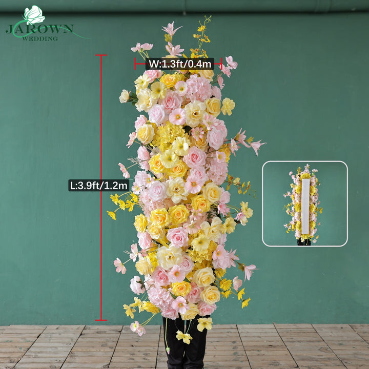 Backdrop Flower in Yellow/Pink