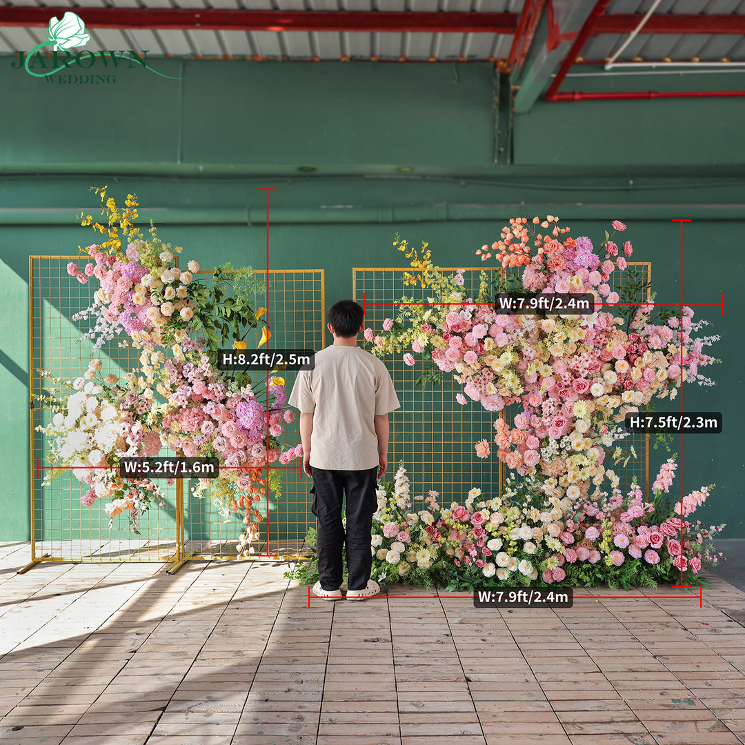 Backdrop Flower in Yellow/Pink/Purple