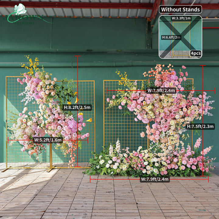 Backdrop Flower in Yellow/Pink/Purple