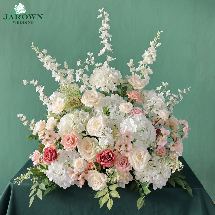 Backdrop Aisle Flower in White/Pink/Green