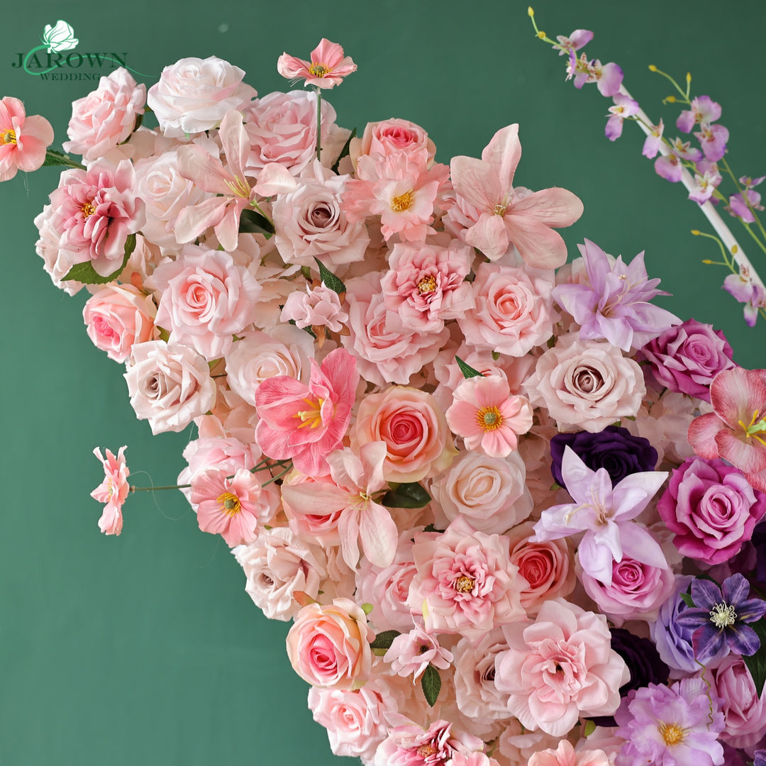 Butterfly-Shaped Flower in Pink/Purple