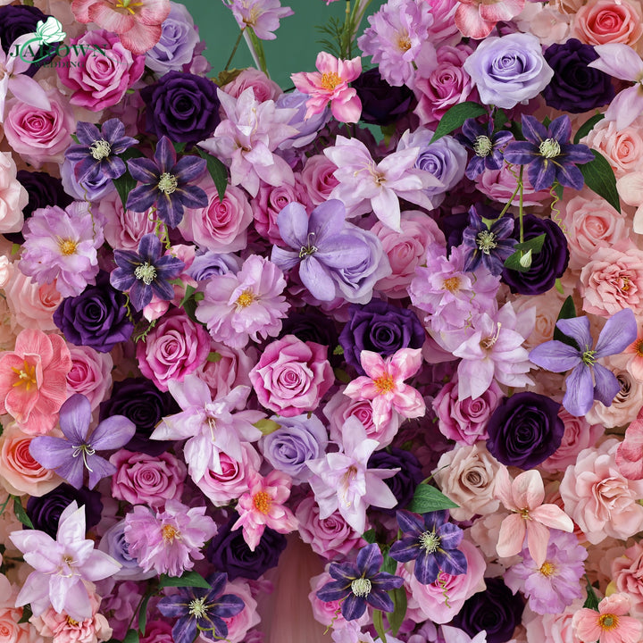 Butterfly-Shaped Flower in Pink/Purple