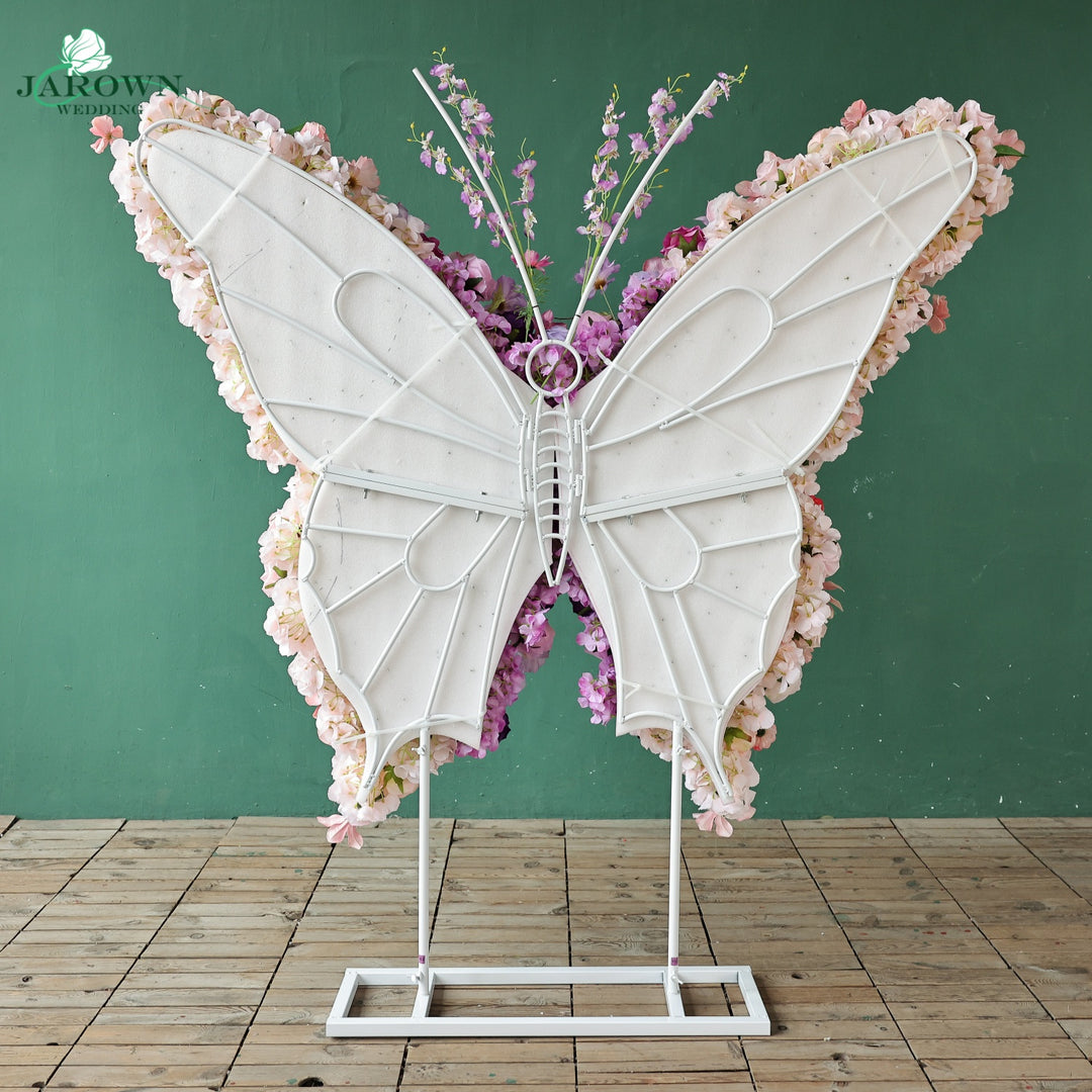 Butterfly-Shaped Flower in Pink/Purple