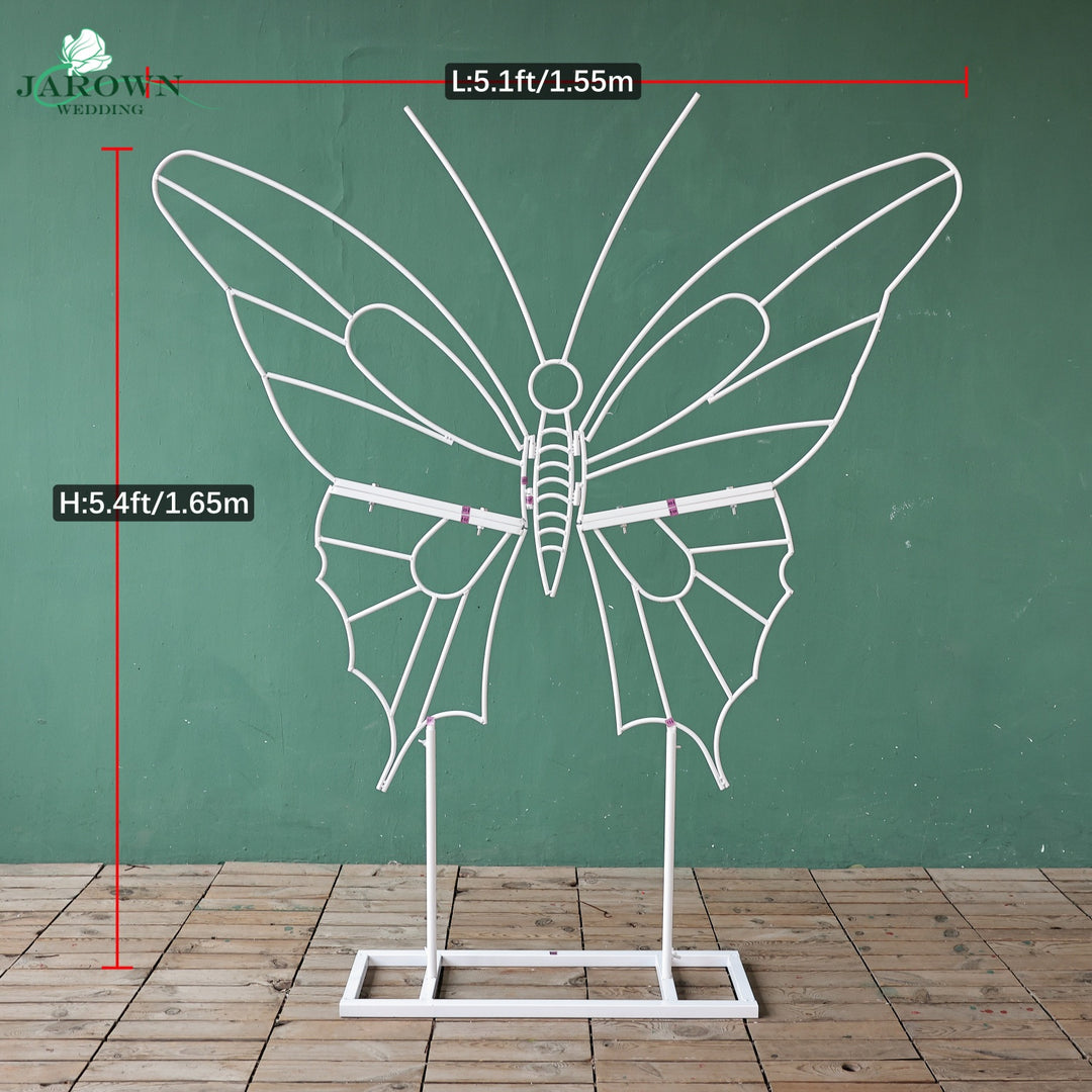 Butterfly-Shaped Flower in Pink/Purple