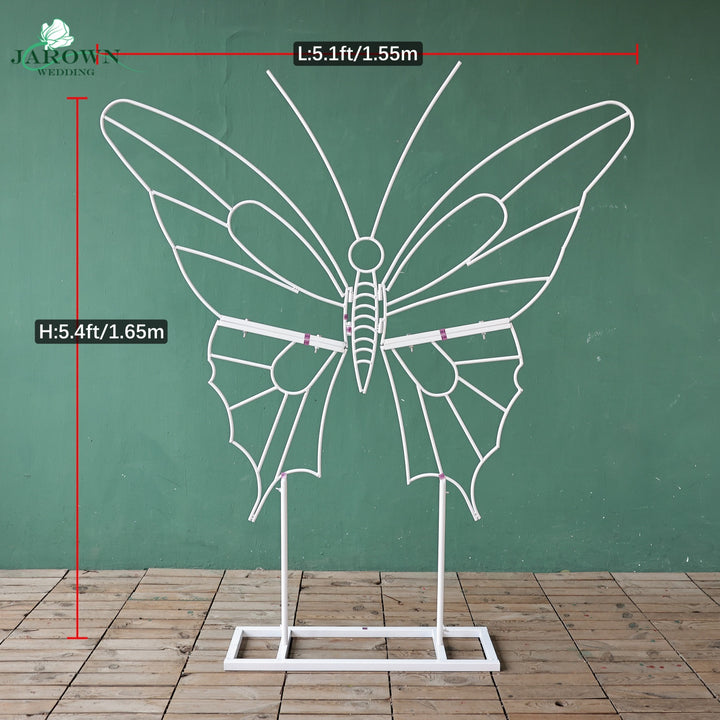 Butterfly-Shaped Flower in Pink/Purple