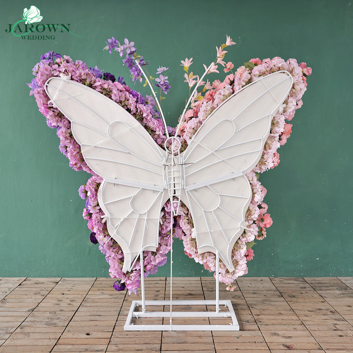 Butterfly-Shaped Flower in Pink/Purple