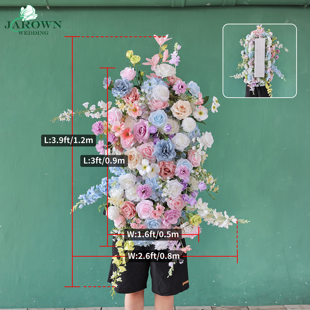 Centerpiece & Aisle & Backdrop Flower in Blue/Purple/Pink