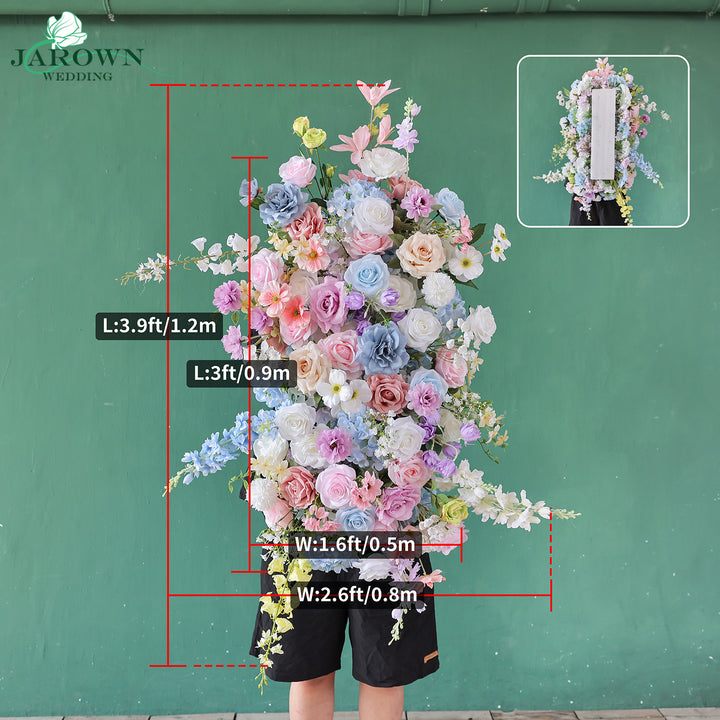 Centerpiece & Aisle & Backdrop Flower in Blue/Purple/Pink