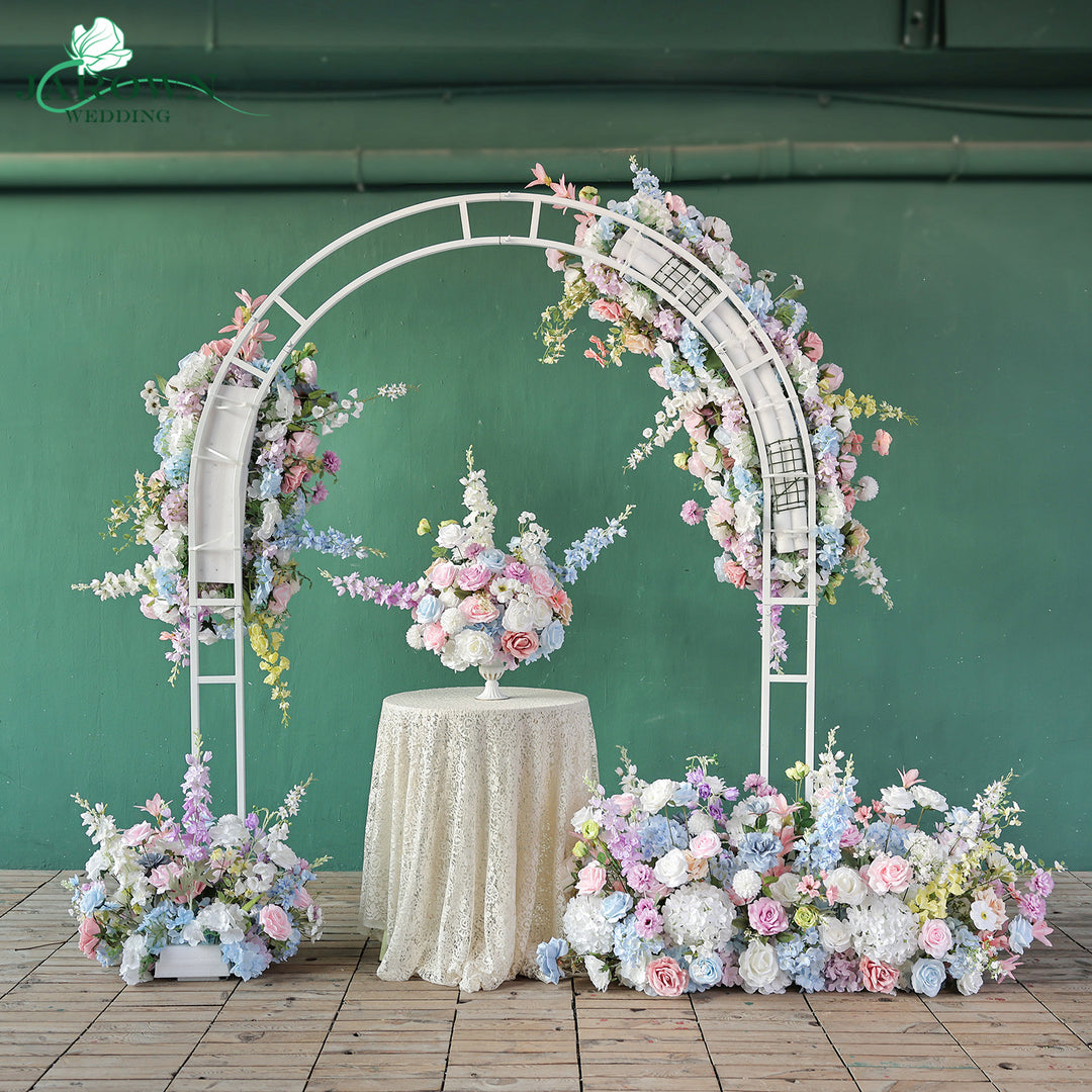 Centerpiece & Aisle & Backdrop Flower in Blue/Purple/Pink