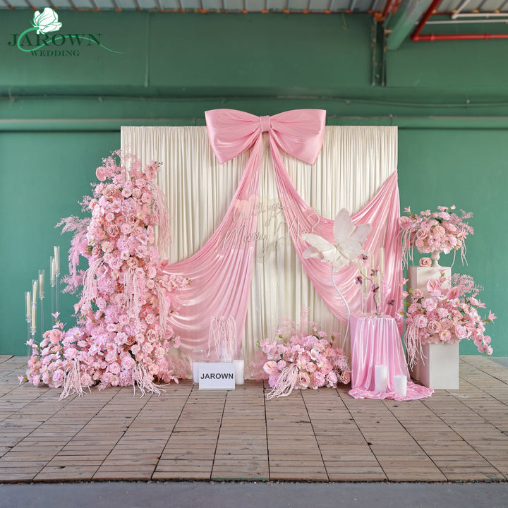 Centerpiece & Aisle & Backdrop Flower in Pink