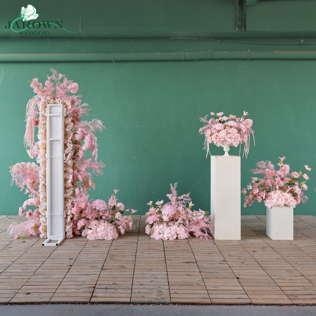 Centerpiece & Aisle & Backdrop Flower in Pink