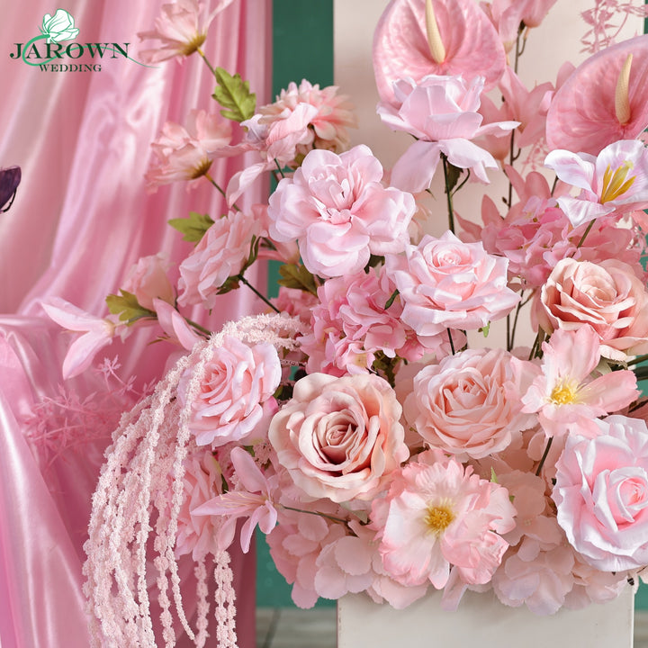 Centerpiece & Aisle & Backdrop Flower in Pink
