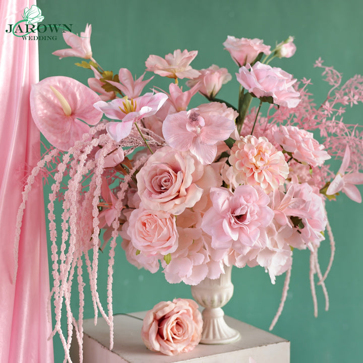Centerpiece & Aisle & Backdrop Flower in Pink