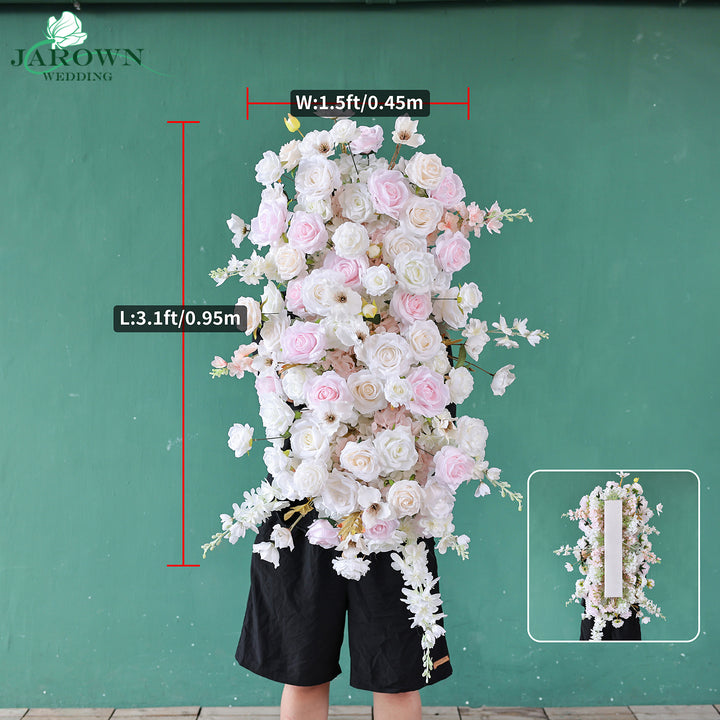 Centerpiece & Aisle & Backdrop Flower in Pink/White