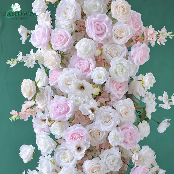 Centerpiece & Aisle & Backdrop Flower in Pink/White