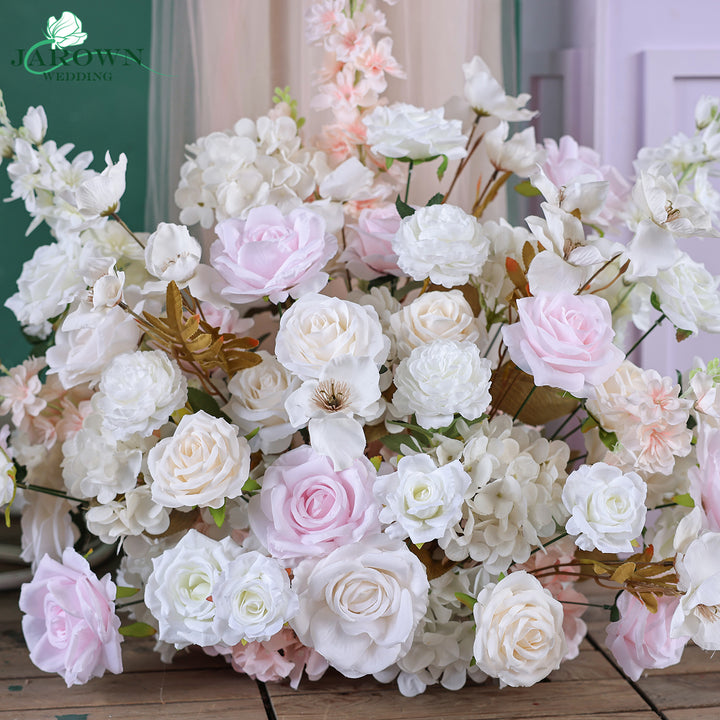 Centerpiece & Aisle & Backdrop Flower in Pink/White