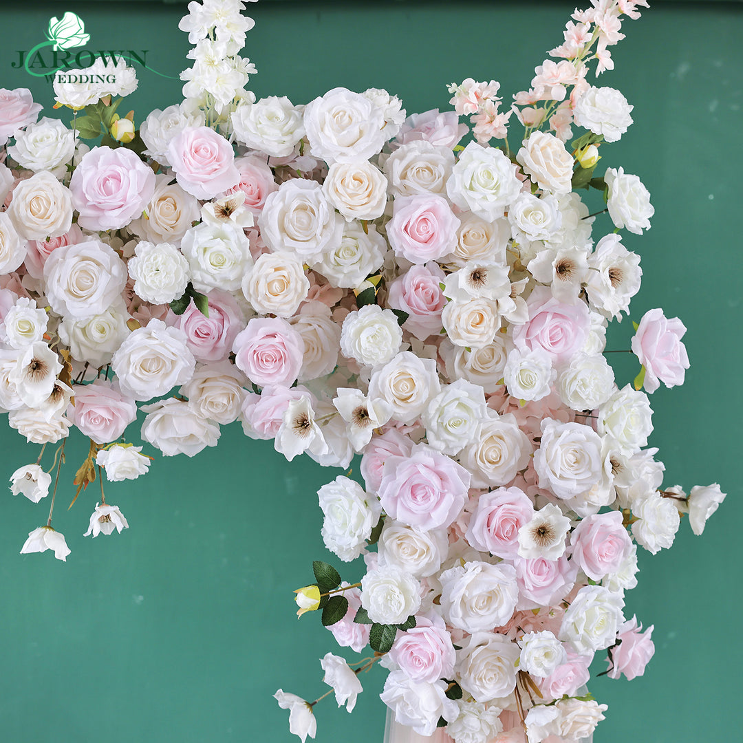 Centerpiece & Aisle & Backdrop Flower in Pink/White