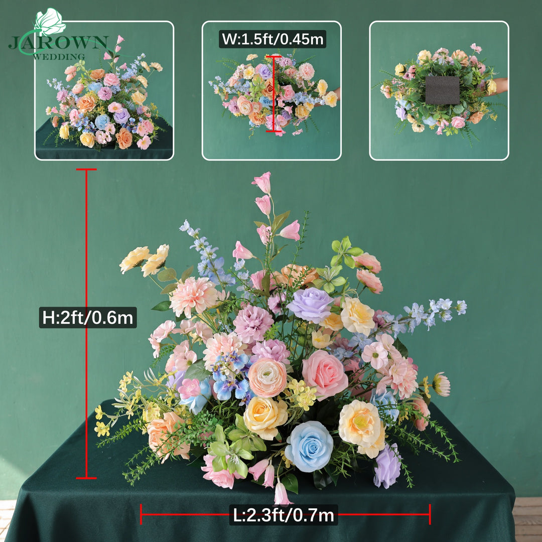 Centerpiece & Aisle & Runner & Round Flower Arch in Colorful