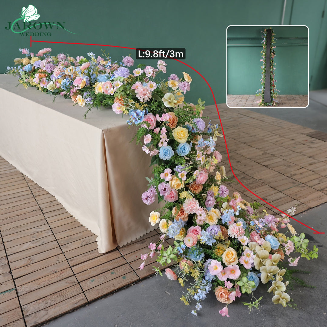 Centerpiece & Aisle & Runner & Round Flower Arch in Colorful