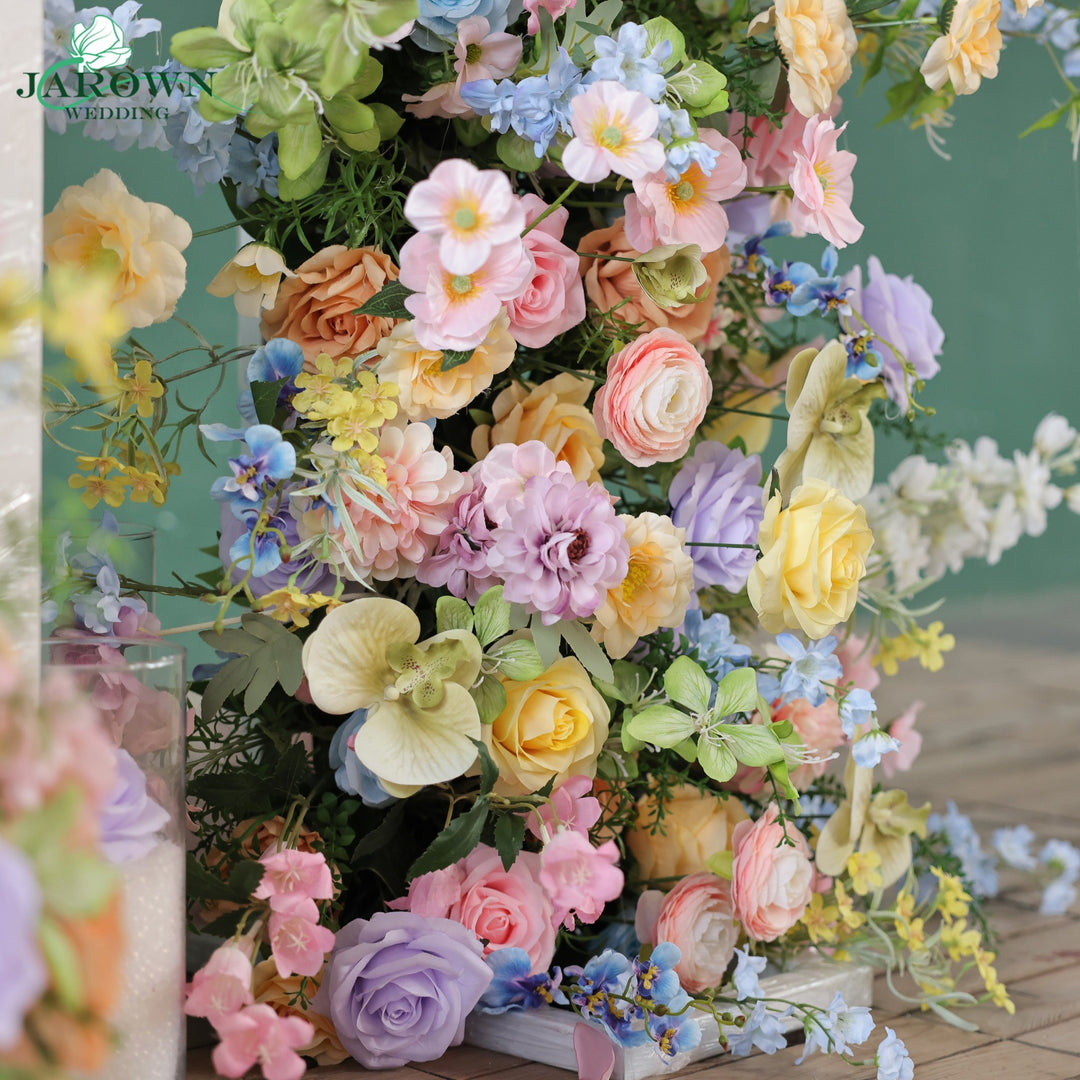Centerpiece & Aisle & Runner & Round Flower Arch in Colorful