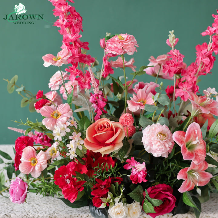 Centerpiece & Aisle in Pink/Green