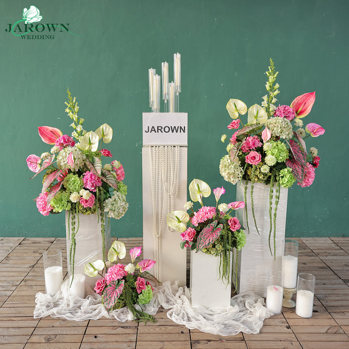 Centerpiece & Aisle in Pink/Green