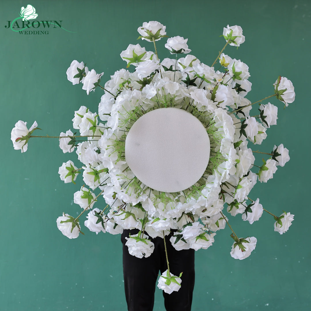 Centerpiece & Aisle in White