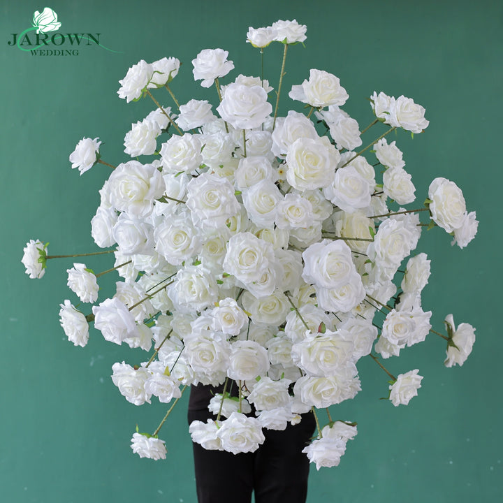 Centerpiece & Aisle in White