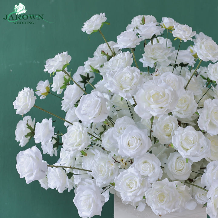 Centerpiece & Aisle in White