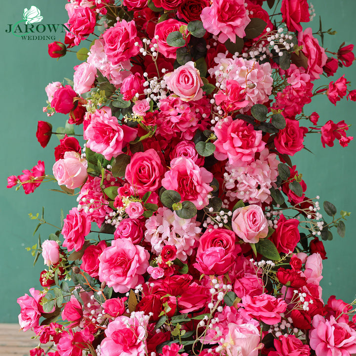 Centerpiece &amp; Open-Ended Flower Arch in Pink/Green
