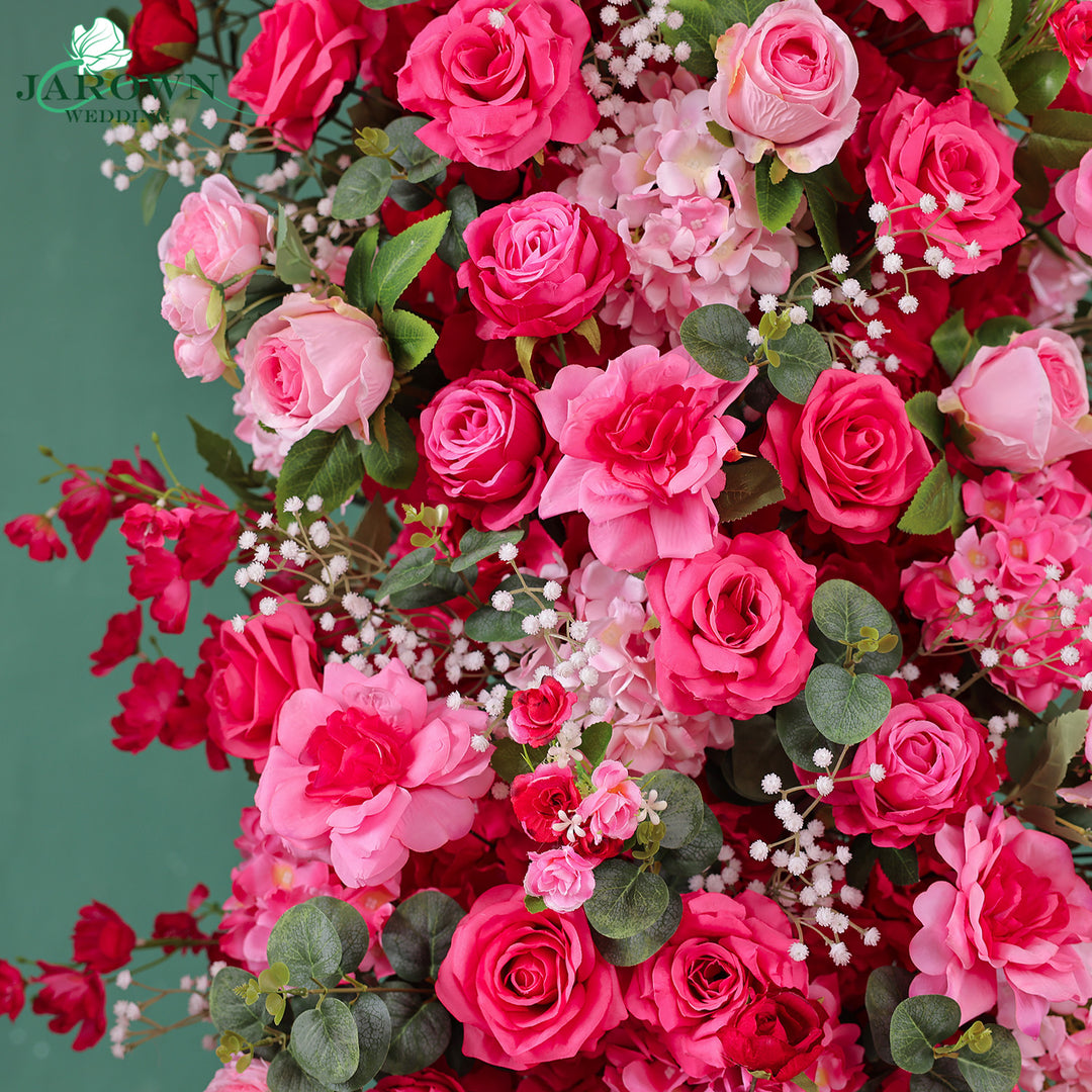 Centerpiece &amp; Open-Ended Flower Arch in Pink/Green
