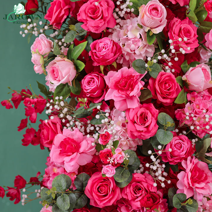 Centerpiece &amp; Open-Ended Flower Arch in Pink/Green