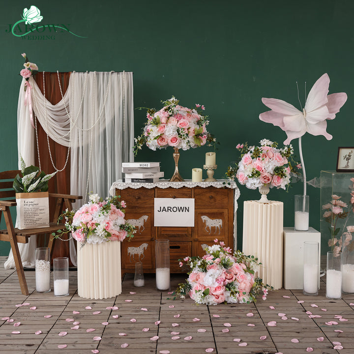 Centerpiece in Pink/White/Green