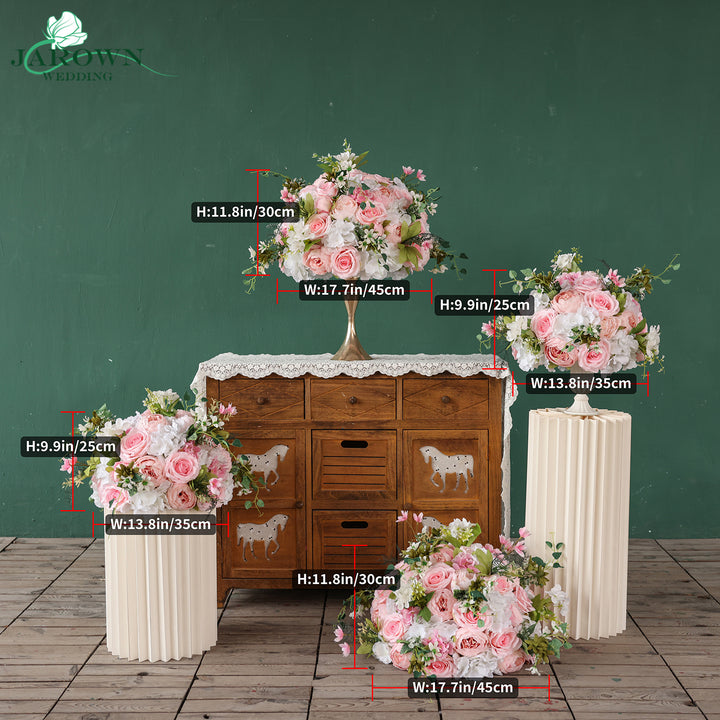 Centerpiece in Pink/White/Green