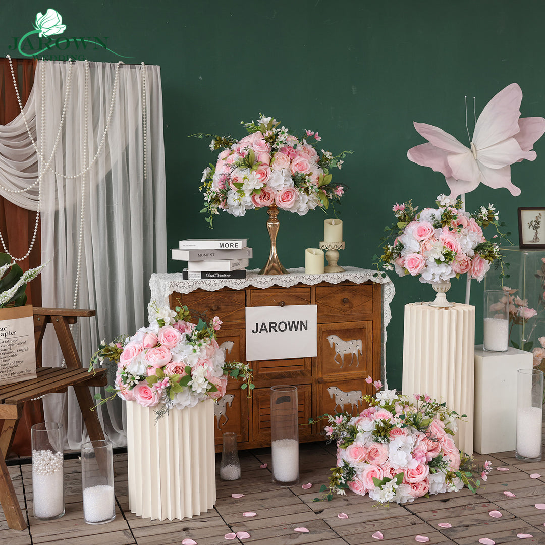 Centerpiece in Pink/White/Green