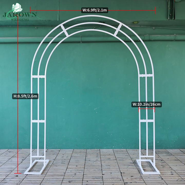 Double-Sided Round Flower Arch in Colorful