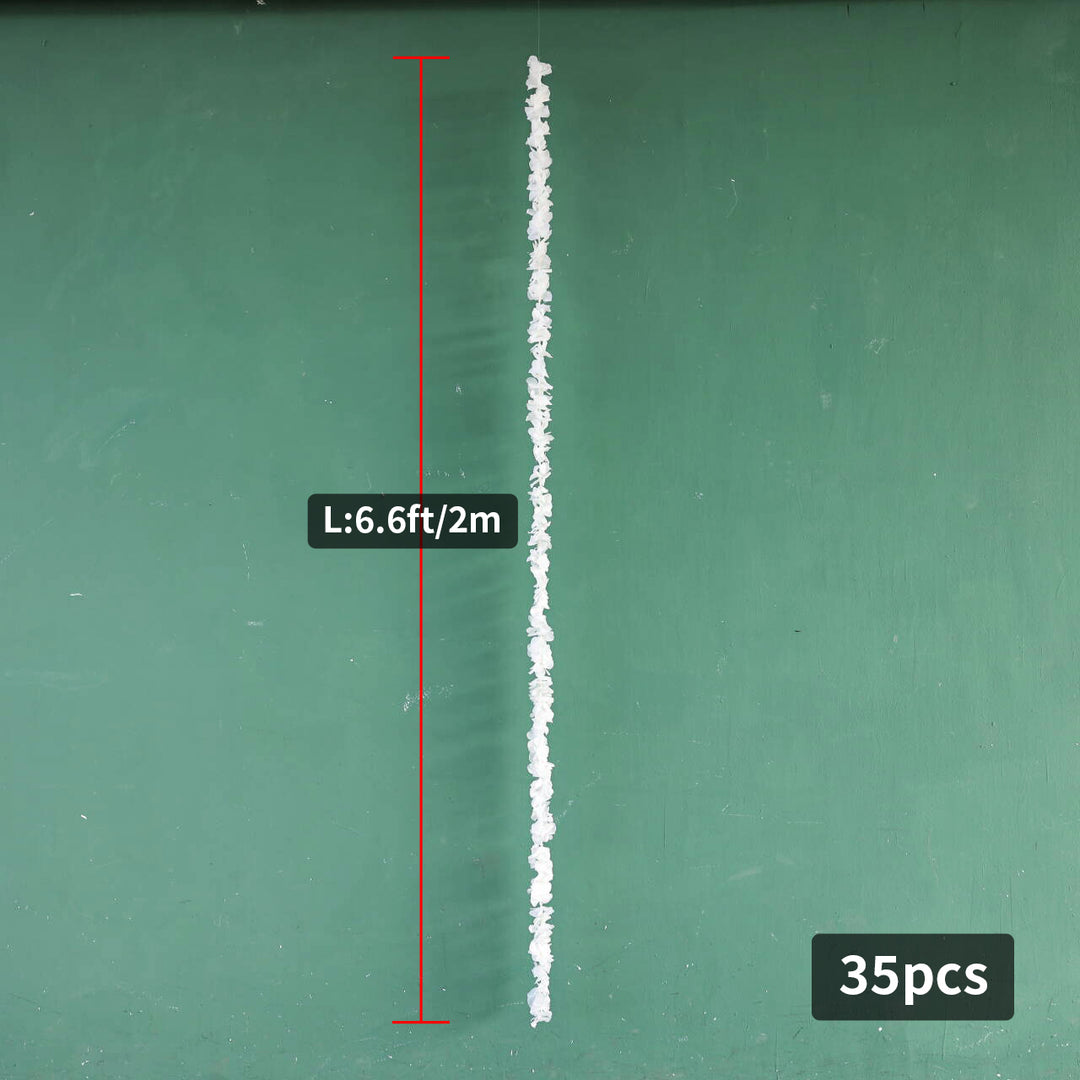 Double-Sided Round Flower Arch in Green/White