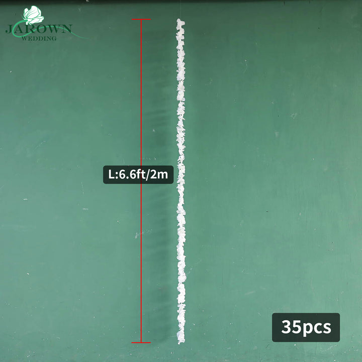 Double-Sided Round Flower Arch in White