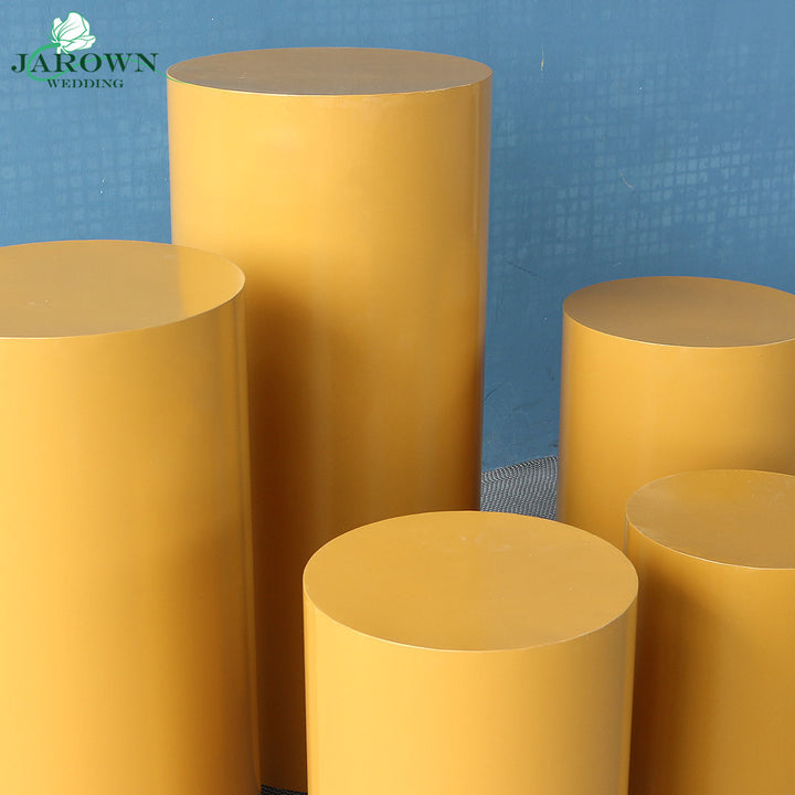 Gold Paint Cylinder Stand Set