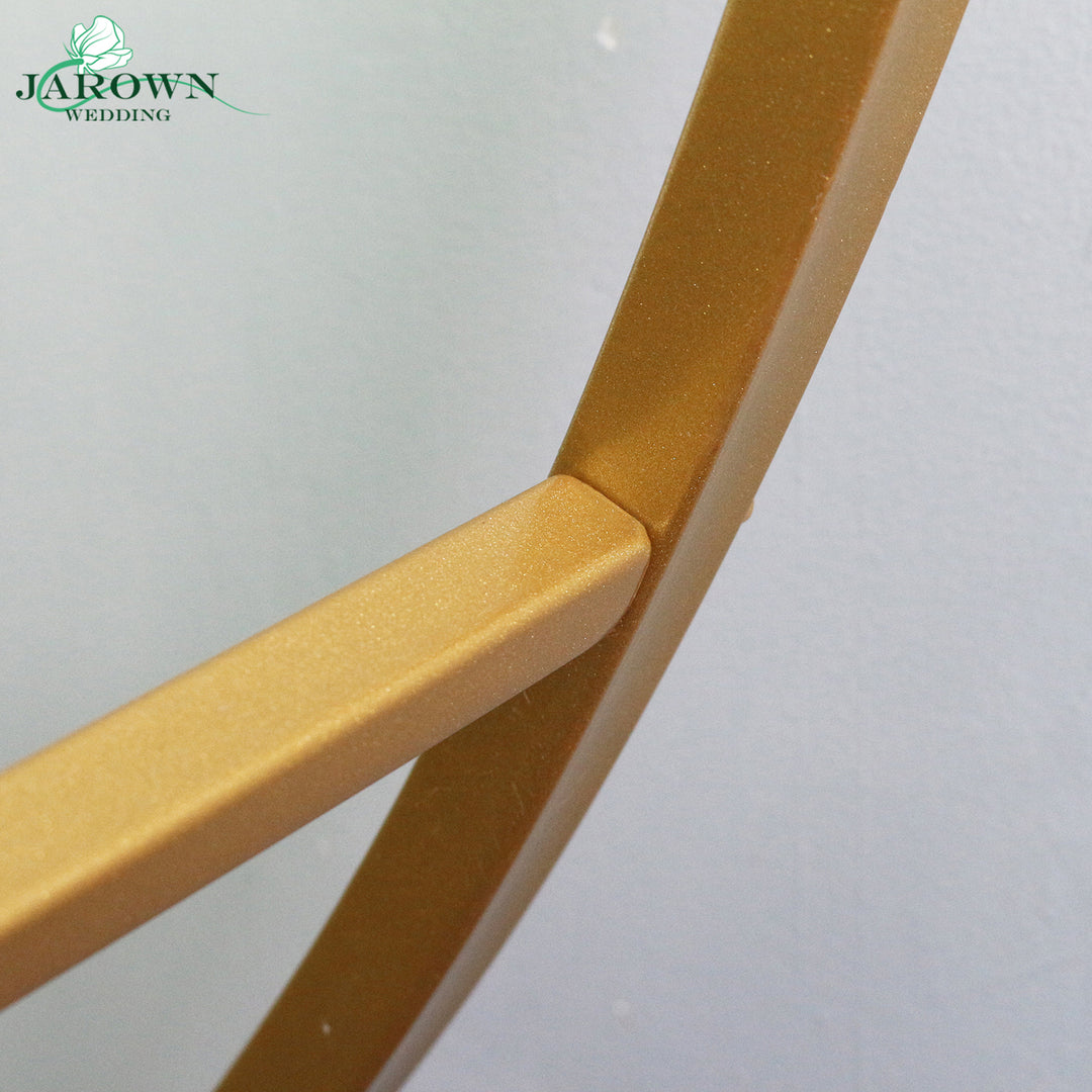 Golden Paint Double Circle Stand