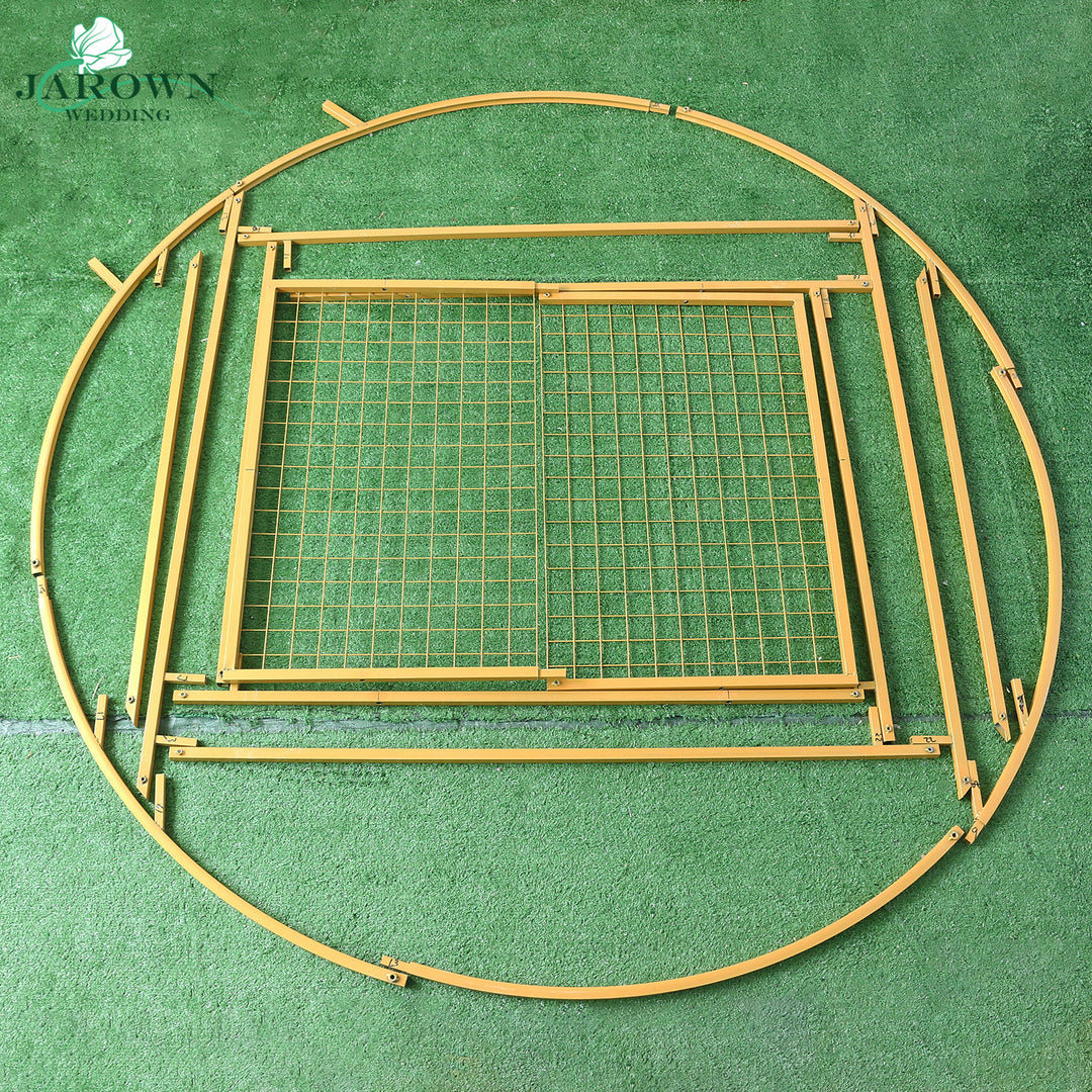 Golden Paint Circle with Diamond Stand