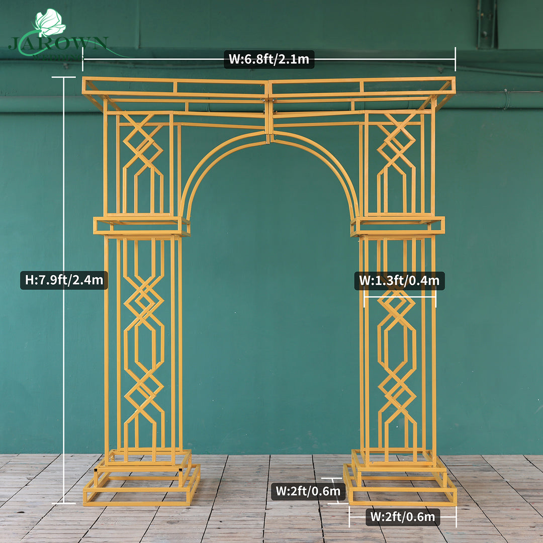 Golden Paint Cuboid Pro Stand