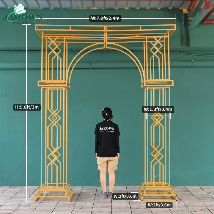 Golden Paint Cuboid Pro Stand