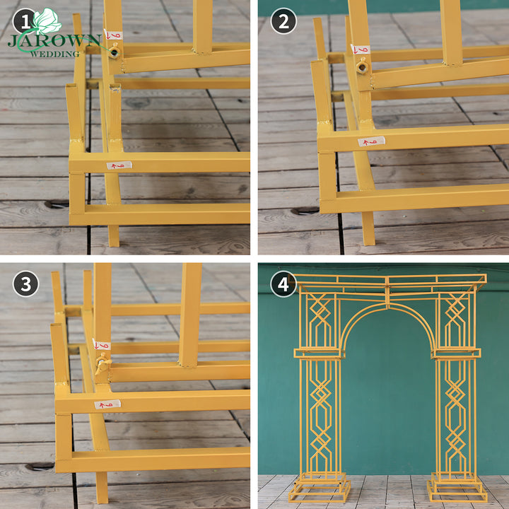 Golden Paint Cuboid Pro Stand